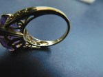 amethyst purple ring band